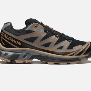 NWT Salomon XT-6 Black Portabella Pewter - Women’s Size 9.5